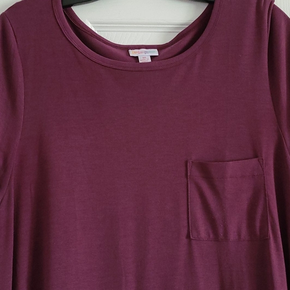 Plum Lularoe Cassie Dress - Picture 2 of 3